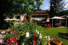 il giardino interno all'hotel