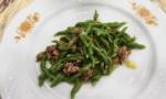 Strigoli verdi alla norcina con salsiccia e spinacetti novelli