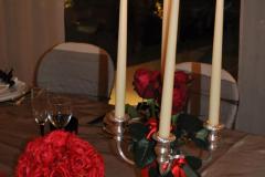 organza e lume di candela per una cerimonia romantica